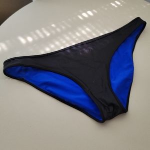 Lululemon Reversible Blue & Black Swim Bottoms